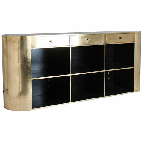 Coupon 😍 LES TENDANCES Comptoir De Bar Marbre Noir Et Métal Doré Nood 😍 5 Coupon 😍 LES TENDANCES Comptoir De Bar Marbre Noir Et Métal Doré Nood 😍 – Image 3