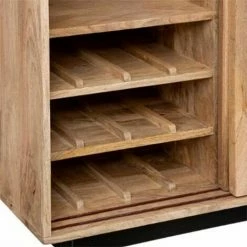 Remise 🛒 ATMOSPHERA, CRŽATEUR D'INTŽRIEUR Meuble De Bar 2 Portes "Zen" 167cm Beige 😀 -Table haute Boutique 42034624 3