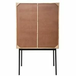 Remise 🛒 ATMOSPHERA, CRŽATEUR D'INTŽRIEUR Meuble De Bar 2 Portes "Zen" 167cm Beige 😀 -Table haute Boutique 42034624 5