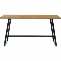 Promo 😉 BAïTA Table Haute YBA Effet Chêne Et Métal Noir 200cm - Bois 🥰 10 Promo 😉 BAïTA Table Haute YBA Effet Chêne Et Métal Noir 200cm - Bois 🥰 -Table haute Boutique 42332984 4