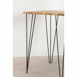 Coupon 🌟 Table Haute En Manguier (80x80 Cm) Meriem SKLUM Bois De Manguiers - Fer Mangue - Mangue Mangue 😉 -Table haute Boutique 43374124 5