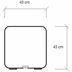 Budget ⭐ AHD AMAZING HOME DESIGN Table Cubique Lumineuse LED D’extérieur 43x43cm Bar Restaurant Cubo Bò 🌟 11 Budget ⭐ AHD AMAZING HOME DESIGN Table Cubique Lumineuse LED D’extérieur 43x43cm Bar Restaurant Cubo Bò 🌟 -Table haute Boutique 43381911 5