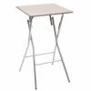 Top 10 👏 Table De Bar Pliante En Métal Coloris Taupe - L.60 X L.60 X H.103 Cm -PEGANE- 🌟 -Table haute Boutique 43530352 1