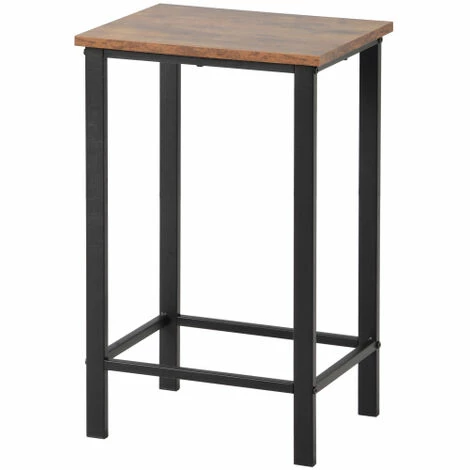 Top 10 ⭐ ORGANNICE Ensemble De Table De Bar, Table De Bar Et Chaises En Bois De Fer, Table Et Chaises De Cuisine, Table Haute Et Tabouret De Bar, Restaurant, Table Haute En Bois Foncé - Brun 🛒 6 Top 10 ⭐ ORGANNICE Ensemble De Table De Bar, Table De Bar Et Chaises En Bois De Fer, Table Et Chaises De Cuisine, Table Haute Et Tabouret De Bar, Restaurant, Table Haute En Bois Foncé - Brun 🛒 – Image 4