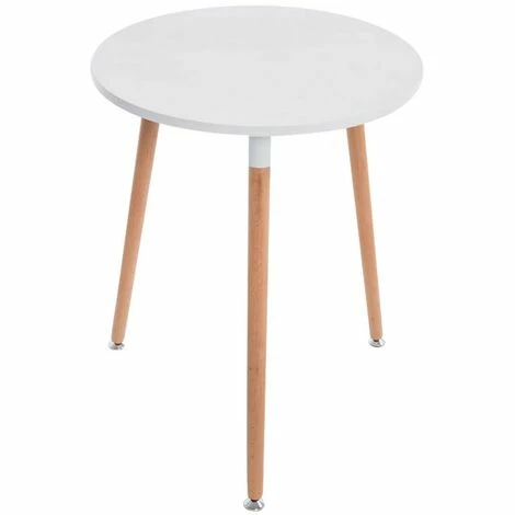Budget 🤩 DéCOSHOP26 Table De Cuisine Petite Table D'appoint Ronde 3 Pieds En Bois Clair Ø60 Cm - Noir 👏 3 Budget 🤩 DéCOSHOP26 Table De Cuisine Petite Table D'appoint Ronde 3 Pieds En Bois Clair Ø60 Cm - Noir 👏