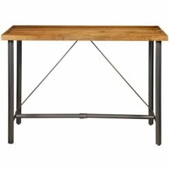 Top 10 🔥 TRUE DEAL Table De Bar Teck Recyclé Massif 150 X 70 X 106 Cm ⌛ -Table haute Boutique 45779470 3