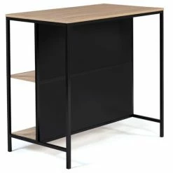 Nouveau ❤️ IDMARKET Table De Bar îlot DETROIT Design Industriel 🔔 10 Nouveau ❤️ IDMARKET Table De Bar îlot DETROIT Design Industriel 🔔 -Table haute Boutique 46360165 4