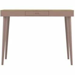 Meilleure affaire ✨ SYMBIOSIS - Table Haute HORIZON Chêne Clair Et Rose Poudré - Rovere Chiaro E Rosa Cipria 👍