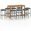 Les meilleures critiques de 🔥 Hommoo Ensemble De Bar De Jardin Avec Coussins 9 Pcs Gris 😀 1 Les meilleures critiques de 🔥 Hommoo Ensemble De Bar De Jardin Avec Coussins 9 Pcs Gris 😀 -Table haute Boutique 46562323 1