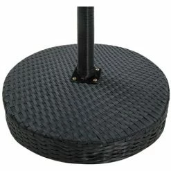 Meilleure vente ⭐ Hommoo Ensemble De Bar De Jardin 3 Pcs Resine Tressee Noir 🌟 -Table haute Boutique 46563409 4