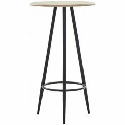 De gros 🎁 ASUPERMALL Ensemble De Bar 3 Pcs Tissu Noir 🔥 -Table haute Boutique 46889003 2