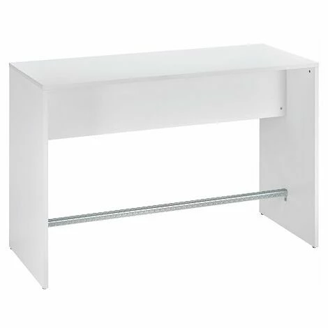 Meilleure vente ❤️ SANS MARQUE Table De Restauration Haute 6 Places L 160 X P 70 Cm - Luego - Blanc - Maxiburo 👍 3 Meilleure vente ❤️ SANS MARQUE Table De Restauration Haute 6 Places L 160 X P 70 Cm - Luego - Blanc - Maxiburo 👍