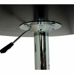 Vente flash 😉 WOLTU 1 X Table De Bar En MDF Avec Pied. Table Ronde. Hauteur Réglable.Noir ✨ -Table haute Boutique 47380224 3