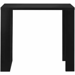 Le moins cher 😍 Table De Bar Bonn 3 Étagères 117 X 57 X 107 Cm Noir [en.casa] 👏 -Table haute Boutique 4895975 3