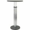 Grosses soldes 🛒 FP Table BISTRO H:1085mm Chromé/ Noir 😉 1 Grosses soldes 🛒 FP Table BISTRO H:1085mm Chromé/ Noir 😉 -Table haute Boutique 4938355 1