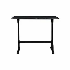 Nouveau 😉 DUTCHBONE Table De Bar 140x50x104 Cm En Métal Noir 🔔