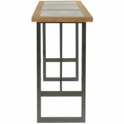 Acheter 😍 ZAGO Table De Bar Style Industriel En Pin Et Béton Sven - Naturel 🥰 -Table haute Boutique 51217617 4