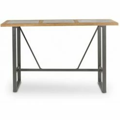 Acheter 😍 ZAGO Table De Bar Style Industriel En Pin Et Béton Sven - Naturel 🥰 -Table haute Boutique 51217617 5