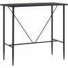 Nouveau 🔔 YOUTHUP Table De Bar Noir 120x60x110 Cm MDF - Noir 😍