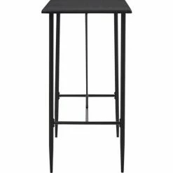 Nouveau 🔔 YOUTHUP Table De Bar Noir 120x60x110 Cm MDF - Noir 😍 -Table haute Boutique 51863460 3