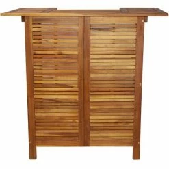 De gros 😀 YOUTHUP Table De Bar 110 X 50 X 105 Cm Bois D'acacia Massif - Brun 🛒 -Table haute Boutique 51876780 4