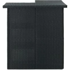 Vente flash 🤩 YOUTHUP Meuble De Bar De Jardin 4 Pcs Avec Coussins Résine Tressée Noir - Noir 🛒 10 Vente flash 🤩 YOUTHUP Meuble De Bar De Jardin 4 Pcs Avec Coussins Résine Tressée Noir - Noir 🛒 -Table haute Boutique 51884850 4