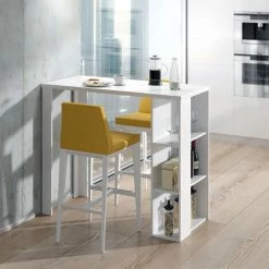 Coupon 👏 Table De Bar „Noel“ Blanche Vicco 🔔 10 Coupon 👏 Table De Bar „Noel“ Blanche Vicco 🔔 -Table haute Boutique 52052497 4