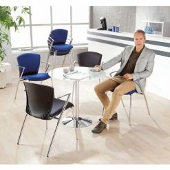 Les meilleures critiques de 👏 CERTEO Table à Pied Central - Ø 800 Mm, Hauteur 720 Mm - Aggloméré Façon Hêtre - Coloris Plateau: Façon Hêtre ⭐ -Table haute Boutique 52057880 2