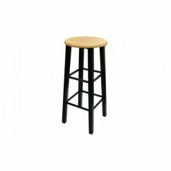 Acheter 🌟 Topdeal Ensemble De Table à Dîner Bois Brun Roux Avec Noir Acier 🎉 -Table haute Boutique 52083499 3