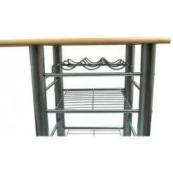 Coupon 🛒 Topdeal Ensemble De Table Et De Chaises De Bar / Cuisine Bois ⭐ 11 Coupon 🛒 Topdeal Ensemble De Table Et De Chaises De Bar / Cuisine Bois ⭐ -Table haute Boutique 52083501 5