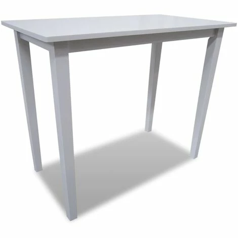 De gros 🎉 Topdeal Table De Bar En Bois Blanc ❤️ 3 De gros 🎉 Topdeal Table De Bar En Bois Blanc ❤️