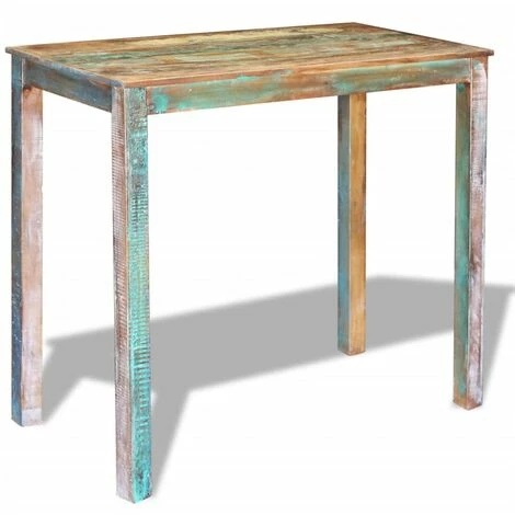 Top 10 😍 Topdeal Table De Bar Bois Massif De Récupération 115x60x107 Cm ⌛ 7 Top 10 😍 Topdeal Table De Bar Bois Massif De Récupération 115x60x107 Cm ⌛ – Image 5