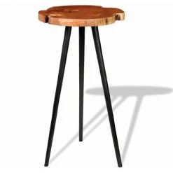 Remise 🛒 Topdeal Table De Bar Bois D'acacia Massif (55-60) X 110 Cm 🛒 9 Remise 🛒 Topdeal Table De Bar Bois D'acacia Massif (55-60) X 110 Cm 🛒 -Table haute Boutique 52084716 3