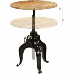 Top 10 👍 Topdeal Meuble De Bar 5 Pcs Bois Massif De Manguier 🎉 10 Top 10 👍 Topdeal Meuble De Bar 5 Pcs Bois Massif De Manguier 🎉 -Table haute Boutique 52085179 4