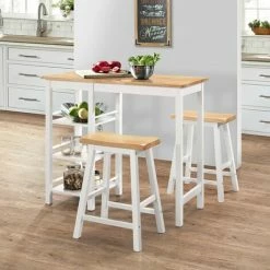 Les meilleures critiques de 🔥 Topdeal Ensemble De Bar 3 Pcs MDF Blanc ⭐