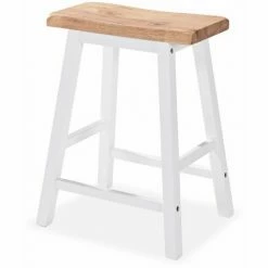 Les meilleures critiques de 🔥 Topdeal Ensemble De Bar 3 Pcs MDF Blanc ⭐ -Table haute Boutique 52085204 5