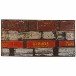 Nouveau 😉 Topdeal Table De Bar Bois Massif Recyclé Multicolore 120 X 60 X 107 Cm ✔️ -Table haute Boutique 52085219 3