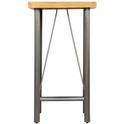 Top 10 🔔 Topdeal Table De Bar Teck Recyclé Massif 60 X 60 X 107 Cm 🥰 -Table haute Boutique 52085376 5