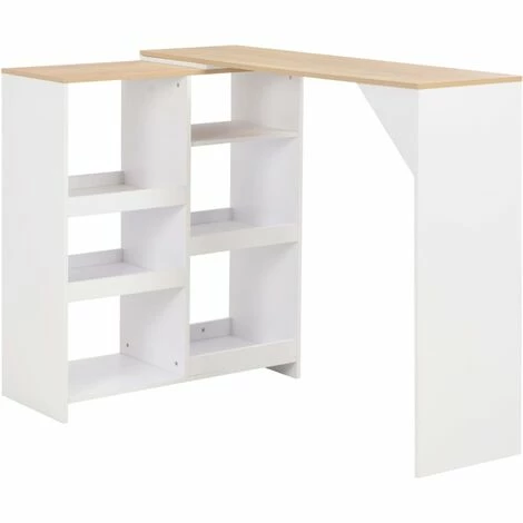 Top 10 ⌛ Topdeal Table De Bar Avec Tablette Amovible Blanc 138x39x110 Cm 🌟 3 Top 10 ⌛ Topdeal Table De Bar Avec Tablette Amovible Blanc 138x39x110 Cm 🌟