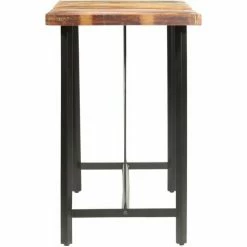 Les meilleures critiques de ⌛ Topdeal Ensemble De Bar 9 Pcs Bois De Récupération Et Cuir Véritable FF3053444_FR ✔️ -Table haute Boutique 52096769 4