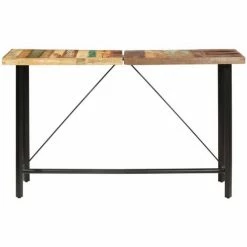 De gros 👍 Topdeal Ensemble De Bar 9 Pcs Bois De Récupération Massif FF3053445_FR 😍 -Table haute Boutique 52096772 3