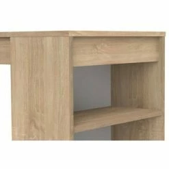 Coupon 🎁 Table Bar CHILI -Décor Chene 4 Niches - 2 A 4 Personnes - Style Contemporain -L 115 X P 50 X H 102,7 Cm-SYMBIOSIS 🔥 -Table haute Boutique 52182321 4