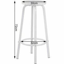 Top 10 ⌛ WOLTU 1xTable De Bar. Table à Manger + 2xTabourets De Bar En Métal Et MDF.120x40x100cm. Blanc. Polyvalent 🎉 -Table haute Boutique 52468324 4