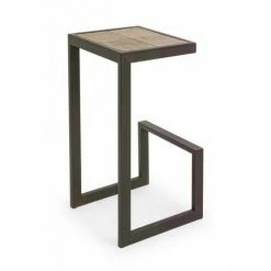 Grosses soldes 🎉 WEBMARKETPOINT Tabouret De Bar Industriel Blocks 70h Cm 😍