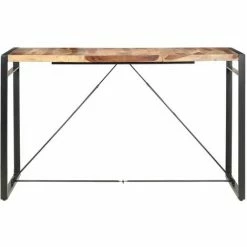 Promo ✔️ TRUE DEAL Table De Bar 180x90x110 Cm Bois Solide ⌛ -Table haute Boutique 52728317 2