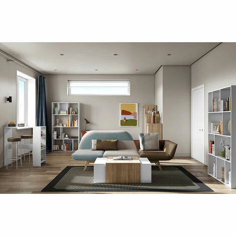 Vente flash 😀 SYMBIOSIS - Table Bar GAVARNIE Blanc - Bianco 🥰 6 Vente flash 😀 SYMBIOSIS - Table Bar GAVARNIE Blanc - Bianco 🥰 – Image 4