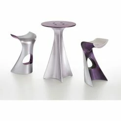 Meilleure vente ❤️ Table Haute Bicolore Design élégant Moderne Contemporain Slide Jet Next 🎁 8 Meilleure vente ❤️ Table Haute Bicolore Design élégant Moderne Contemporain Slide Jet Next 🎁 -Table haute Boutique 53307129 3