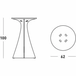 Meilleure vente ❤️ Table Haute Bicolore Design élégant Moderne Contemporain Slide Jet Next 🎁 9 Meilleure vente ❤️ Table Haute Bicolore Design élégant Moderne Contemporain Slide Jet Next 🎁 -Table haute Boutique 53307129 4