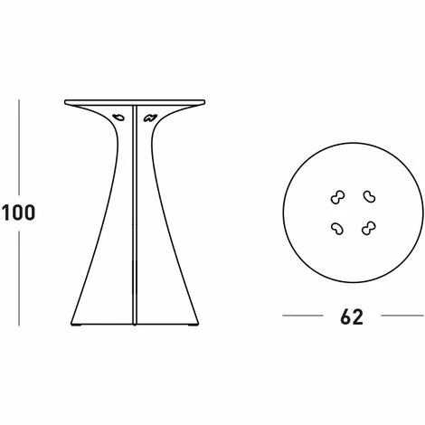 Meilleure vente ❤️ Table Haute Bicolore Design élégant Moderne Contemporain Slide Jet Next 🎁 6 Meilleure vente ❤️ Table Haute Bicolore Design élégant Moderne Contemporain Slide Jet Next 🎁 – Image 4