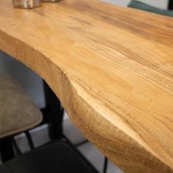 Meilleure affaire 🎁 DIMEHOUSE Bruce Table De Bar Industrielle 150x50 Cm - Brun ❤️ -Table haute Boutique 53547655 3